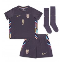 Anglicko Harry Kane #9 Vonkajší Detský futbalový dres ME 2024 Krátky Rukáv (+ trenírky)